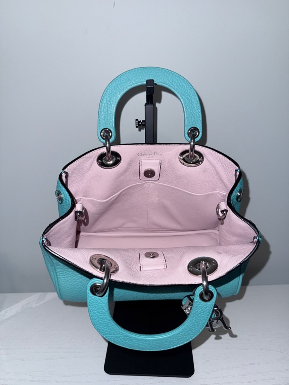 Dior Turquoise Diorissimo Mini 2-Way - Picture 5 of 11